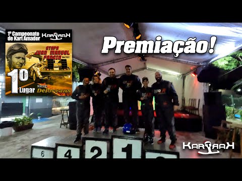 1º Campeonato de Kart amador - Kartrak - Premiação Categoria Deloreans