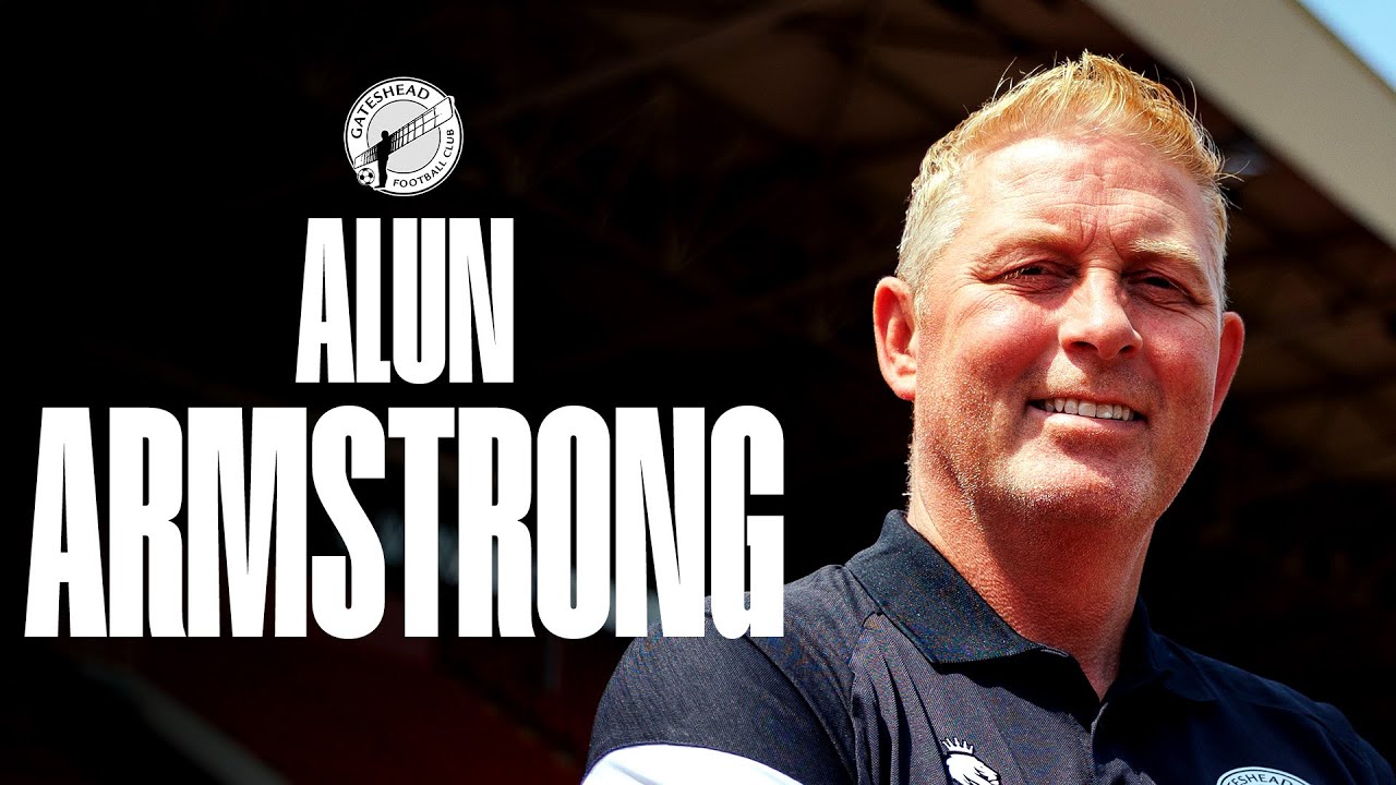 💬 “I want to bring the identity back” | Alun Armstrong appointed as Gateshead manager | INTERVIEW