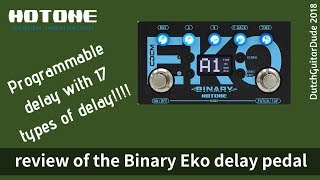 Video thumbnail for Review of the Hotone Binary Eko by DutchGuitarDude