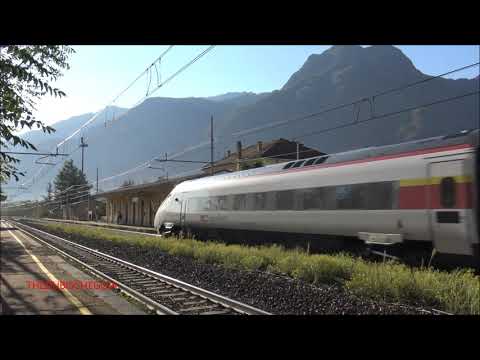 ETR 610 SBB TRANSITA A VOGOGNA. (VB) SULLA LINEA DEL SEMPIONE. SAB. 10 - 10 - 2020.