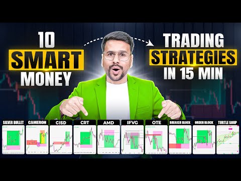 10 ICT Trading Strategy in 15 Min | SMC Trading Strategies | Smart Money Concept