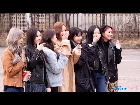 190322 빵터진 모모랜드 MOMOLAND I'm so hot 컴백 뮤직뱅크 출근길 4K 직캠 by Spinel