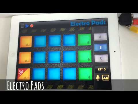 Bermain musik elektronik di Electro pads
