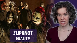 First-time reaction to Duality - Vocal Coach Analysis feat. Slipknot and Corey Taylor's Vocals