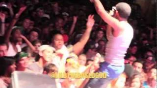 WOW LIL B TELLS CROWD SUCK HIS D##$ HAPPY NEW YEAR EVERYONE HAS FUN! OMG!