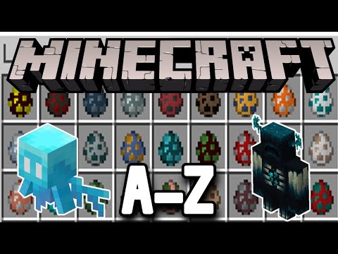Spawning Every Minecraft Mob in Alphabetical Order (1.19+)