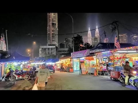 [Real Scene] What you really see: Chow Kit evening wet market walking tour