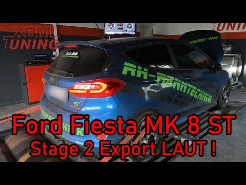 Thumbnail for Fiesta MK 8 ST Prüfstandslauf ( Dynorun ) Stage 2 EXPORT LAUT ! ( LOUD ! ) Chiptuning by Renntech