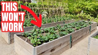 HUGE Beginner MISTAKES With Raised Bed Gardens | Avoid Disaster
