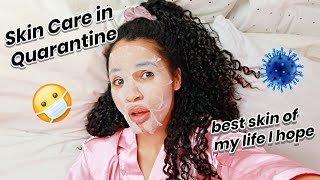 12 QUARANTINE SKIN CARE TIPS | THE *BEST* SKIN of our lives (Acne Prone Skin) 2020