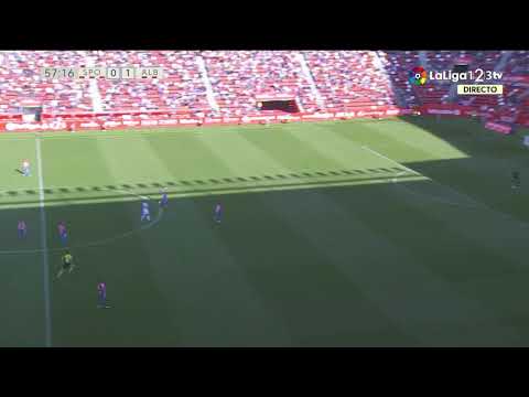 Golazoooo de acuña contra el sporting de gijón