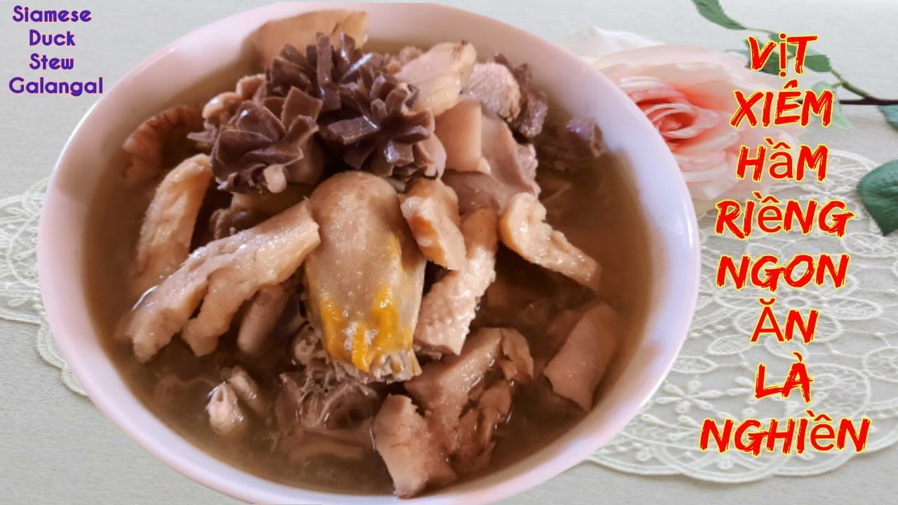 Cách Nấu Vịt Tiềm Thuốc Bắc