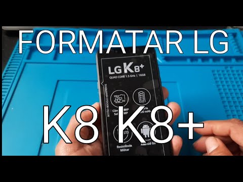 Hard reset LG K8 /K8+ desbloquear formatar remover bugs do sistema