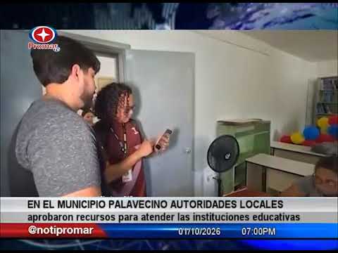Mcpio. Palavecino autoridades locales aprobaron recursos para atender las instituciones educativas