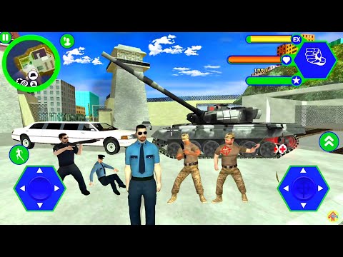 Miami Police Crime Vice Miami City Simulator #17 - Limo Car at Military Base - Android Gameplay