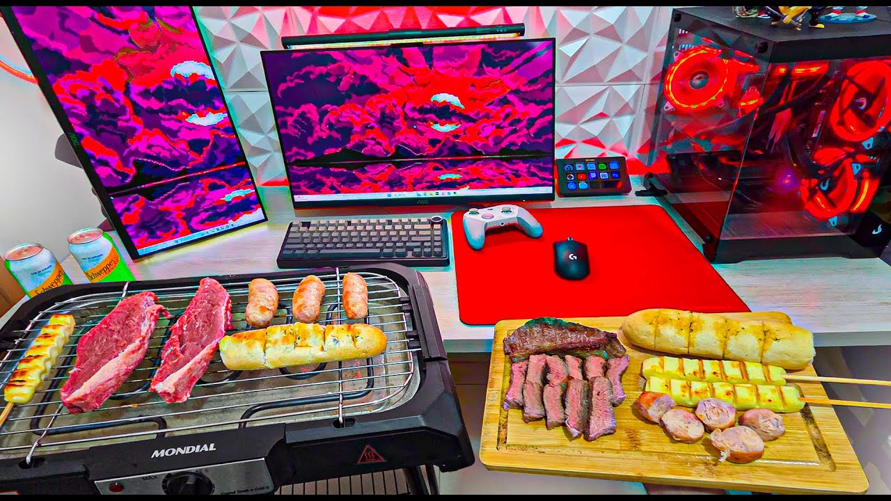 Um Gamer Que Mora Sozinho Tentando Aproveitar o Final de Semana 🥩🤝
