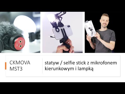 Мікрофонний набір для гаджетів CKMOVA MST3 (мікрофон, підсвітка, тринога)