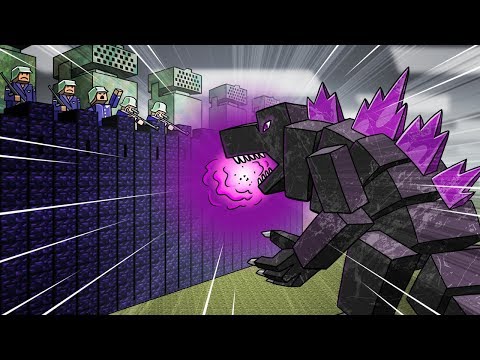 Minecraft | ULTIMATE MOBZILLA BASE DEFENSE CHALLENGE! (Wall vs MOBZILLA)