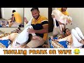 TICKLING PRANK ON WIFE The Situation Has Worsened Tickling Video Badmashcouple