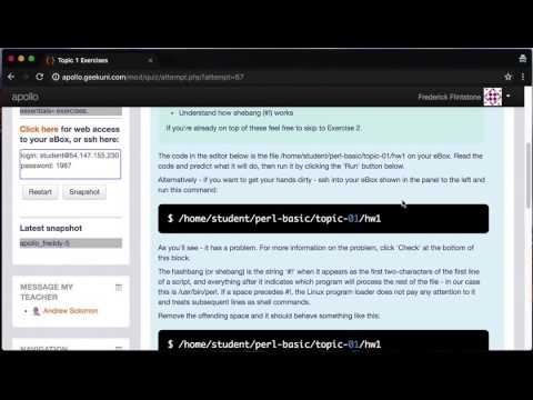 How Perl Training works at Geekuni