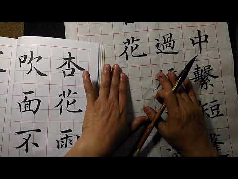 古木陰中繫短篷 杖藜扶我過橋東