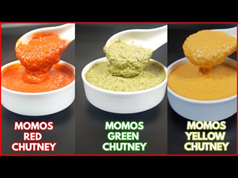 3 Ways to make Momo's Chutney | 3 तरह की टेस्टी मोमोस चटनी बनाने की सीक्रेट रेसिपी | Momo's Chutney