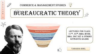 Bureaucratic Theory of Management || Weber's Bureaucratic Theory || Classical Theory || Lecture 7