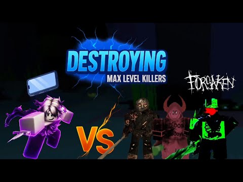 PRO Mobile Player DESTROYS MAX LEVEL KILLERS + LMS Clips (Forsaken)