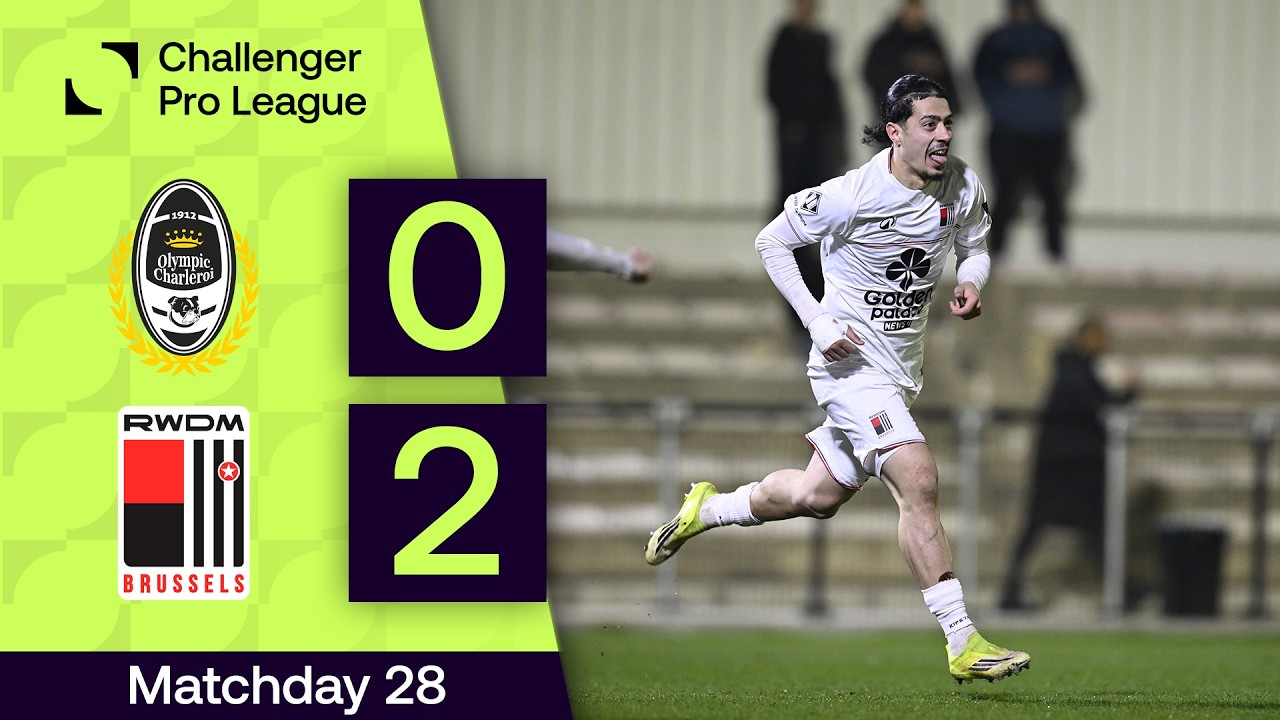 OC Charleroi vs RWDM Brussels Highlights