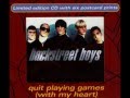 Backstreet Boys- Quit Playing Games (LP Version/Brian's Second Verse)