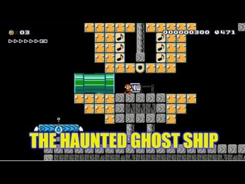 Awesome Super Mario Maker Ghost Ship Themed Level By Xypher , Cleared + A Speedrun For World Record!