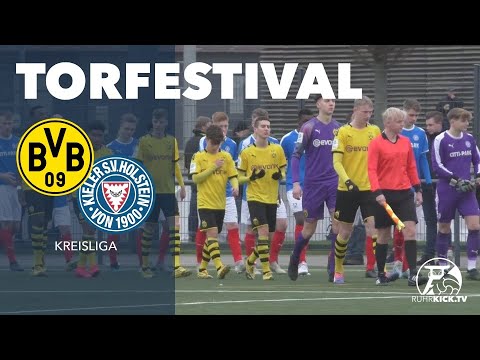 BVBs U17 macht kurzen Prozess mit Störchen | Borussia Dortmund U17 – Holstein Kiel U17 (Testspiel)