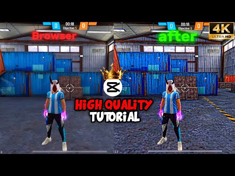 IPHONE HIGH QUALITY TUTORIAL 🤩 IN [FreeFire] 4K QUALITY EDIT 💫￼LIKE @MX4YT33 IN 2025…….
