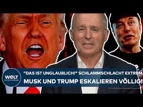 USA: "Musk ist verrückt geworden!" Schlammschlacht extrem! Tesla-Boss und Trump eskalieren völlig!