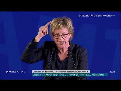 Politischer Aschermittwoch der SPD: Rede von Natascha Kohnen am 06.03.2019