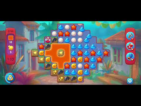 Fishdom gameplay level 2735