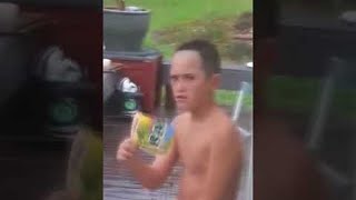 Little Brother Gives Himself New Hairdo || ViralHog