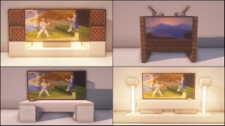 Minecraft: 6 TV Designs [Tutorial]