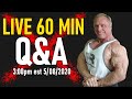 Live 60 Minute Q & A with John Meadows | Bodybuilding, Fitness & More