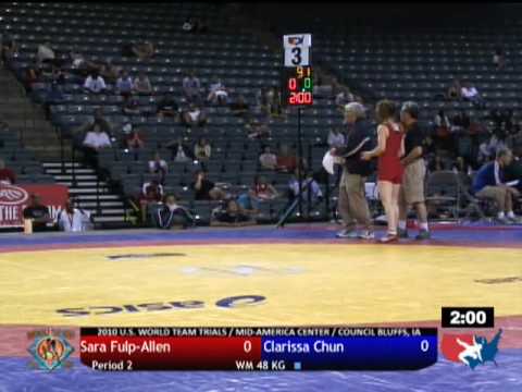 World Team Trials: Women's Freestyle 48kg - Clarissa Chun vs. Sara Fulp-Allen Challenge Final