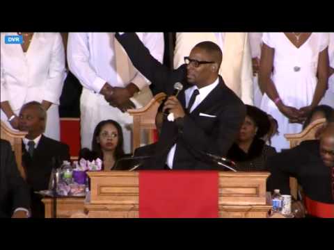 R Kelly I Look To You Whitney Houston's Funeral