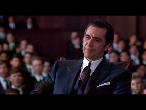 SCENT OF A WOMAN: Al Pacino speech