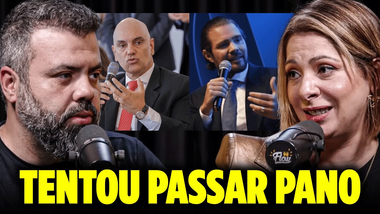 DANIELA LIMA FOI NO FLOW NEWS FALAR SOBRE BANCO MASTER