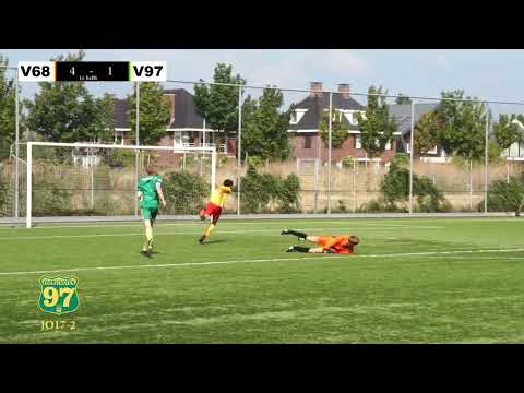 Valken '68 JO17-1 - Voorschoten '97 JO17-2