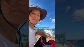 Beautiful Beach in Oahuダイビングの後1人ピクニック中@ カヘビーチ #ハワイ大好き #ハワイ在住 ＃beach# shorts