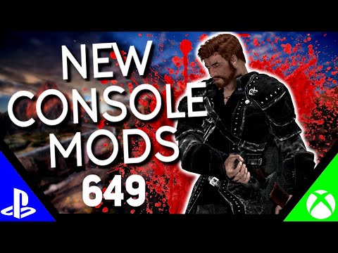 Skyrim Special Edition: ▶️5 BRAND NEW CONSOLE MODS◀️ #649 (PS4/XB1)