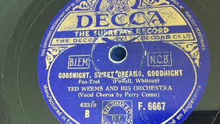 Perry Como - Goodnight, sweet dreams, goodnight - 78 rpm - Decca F6667