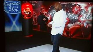 American Idol season 9 black guy goes crazy!!!!