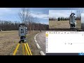 GPS Search for surveying with a Trimble Robotic Total Station