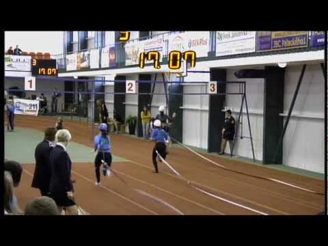 Šárka Jiroušová - národní halový rekord č.2 - čas 17:07 Jablonecká hala 2012